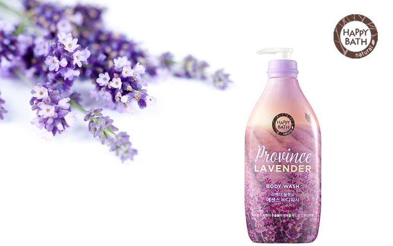 Sữa tắm dưỡng ẩm Happy Bath Province Lavender 900gr