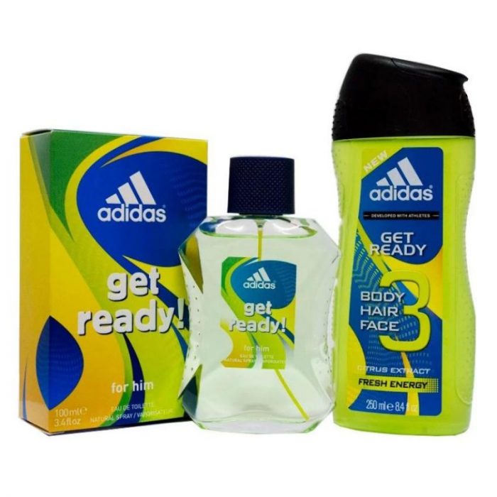 Sữa tắm gội rửa mặt Adidas 3 In 1 Fresh Energy 400ml