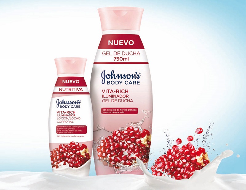 Sữa tắm Johnson's Vita-Rich Iluminador Granada Shower Gel 750ml