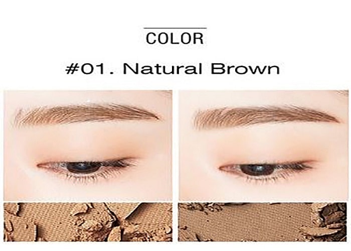 bột kẻ chân mày Missha Twin Brow Kit No.1