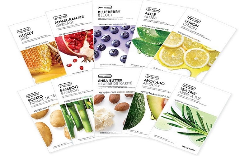 Mặt nạ The Face Shop Real Nature giúp cải thiện tức thời những vấn đề của làn da.