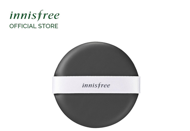 Bông phấn trang điểm Innisfree Cushion Puff màu đen