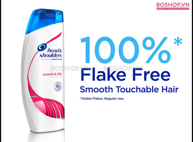 Head & Shoulders Smooth & Silky 400ml trị gàu hiệu quả