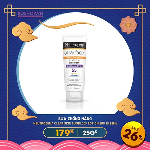 BOSHOP vui Trung Thu SALE 50% sản phẩm cho da mụn từ 21 đến 23 tháng 9