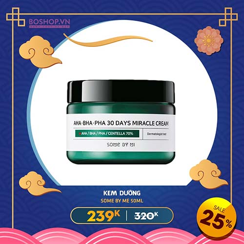 BOSHOP vui Trung Thu SALE 50% sản phẩm cho da mụn từ 21 đến 23 tháng 9
