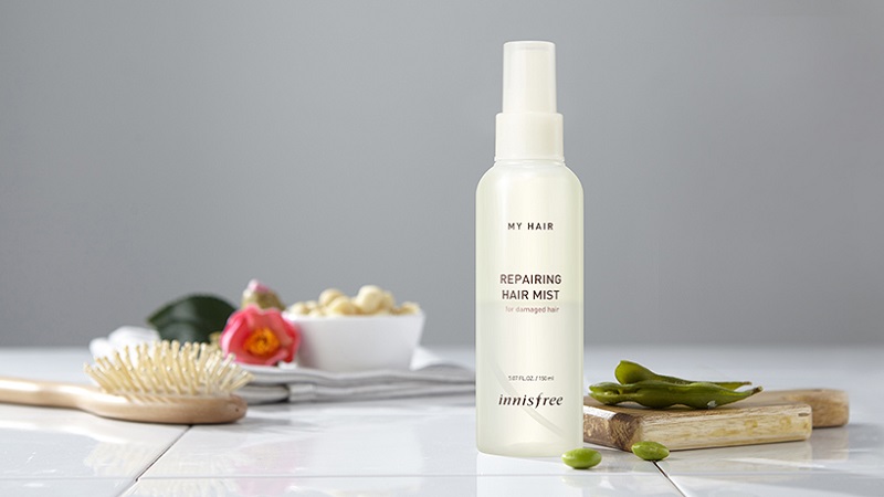 Xịt dưỡng tóc phục hồi hư tổn Innisfree Repairing 150ml