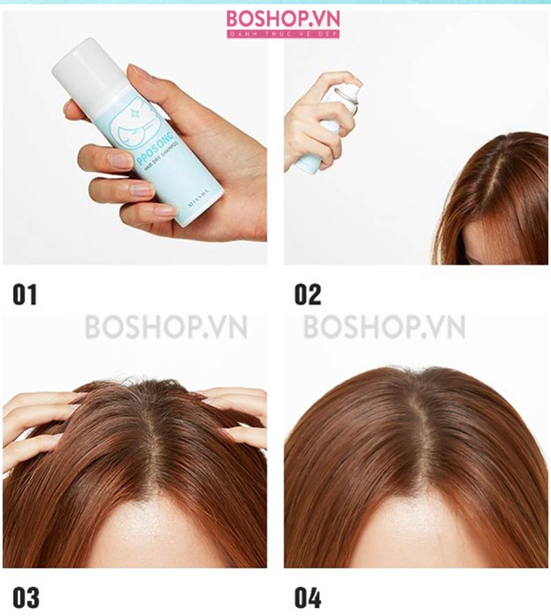 Dầu gội khô Missha Pposong 50ml