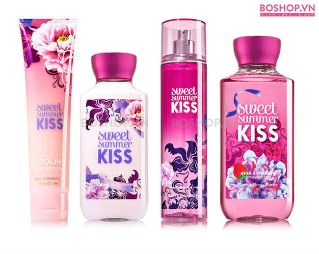 Dưỡng thể Bath & Body Works Sweet Summer Kiss 236ml tăng cường dưỡng ẩm da