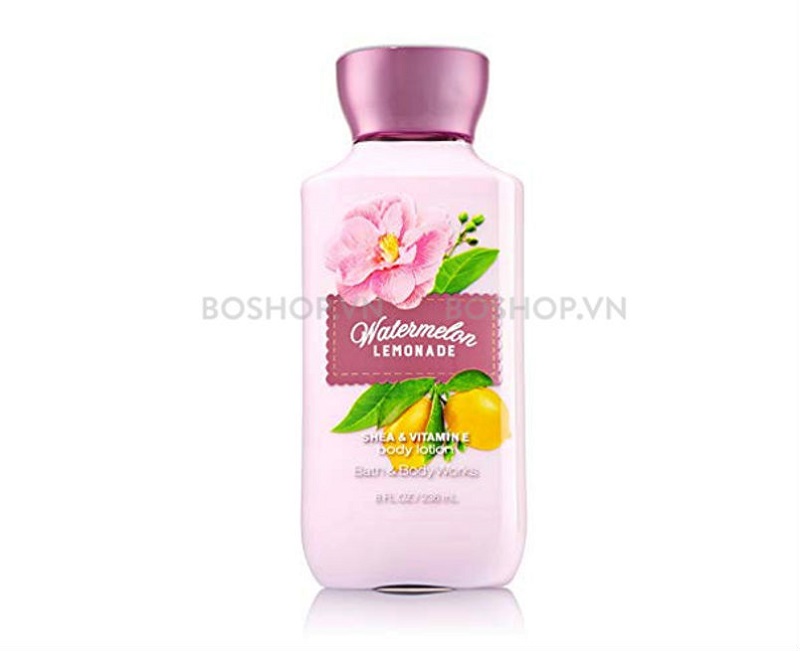 Dưỡng thể Bath & Body Works Watermelon Lemonade 236ml hương chanh và dưa hấu tươi mát