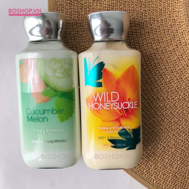 Dưỡng thể Bath & Body Works Wild Honeysuckle 236ml dưỡng ẩm da