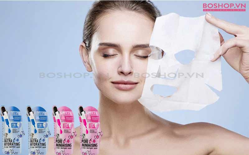 Mặt nạ cấp ẩm W7 2 Step Ultra Hydrating sản phẩm Hàn Quốc chính hãng