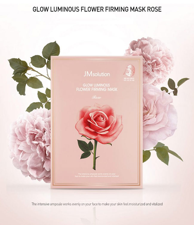 Mặt nạ JM Solution Glow Luminous Flower Firming Mask Rose