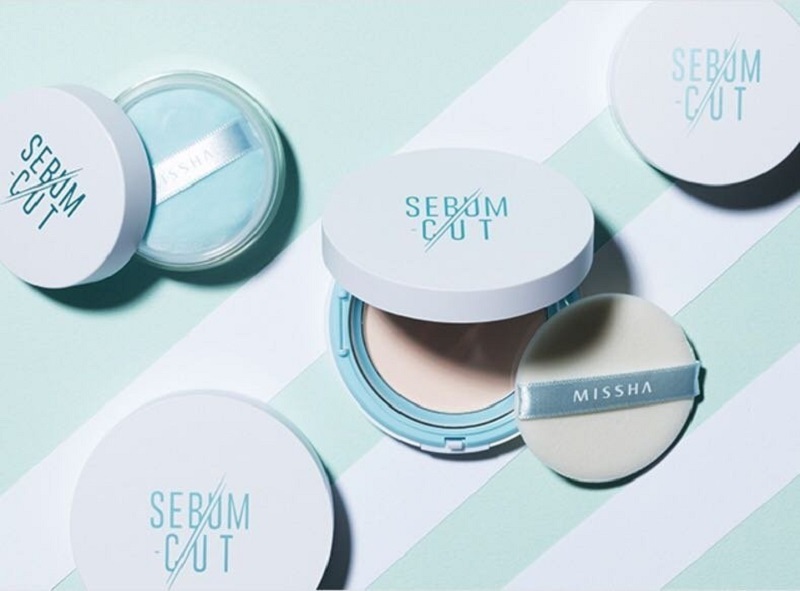 Phấn phủ dạng nén Missha Sebum Cut #1 Clear Mint