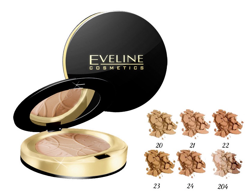 Phấn phủ Eveline Celebrities Puder Mineralny #21 mỹ phẩm Nga chính hãng