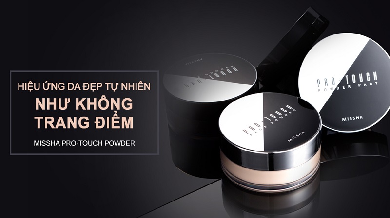Phấn phủ Missha Pro Touch Face Powder #23 mỹ phẩm Hàn Quốc