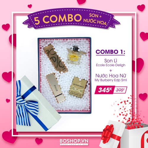 SALE 10% mọi sản phẩm thêm 5 COMBO giảm sốc và rút thăm trúng quà 20/10 