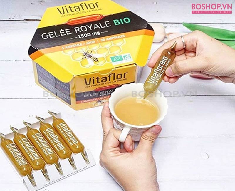 Sữa ong chúa Vitaflor Gelée Royale Bio 1500mg 20 Ống