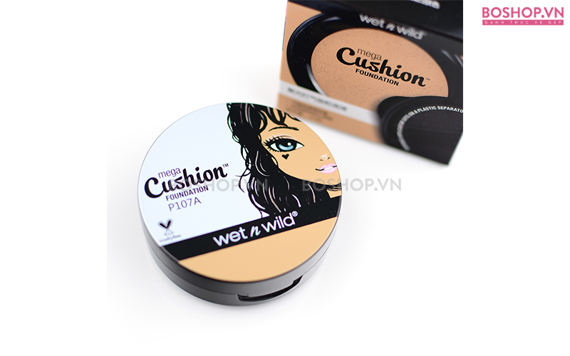 Thiết kế Cushion Wet N Wild MegaCushion Foundation SPF 15 rất bắt mắt