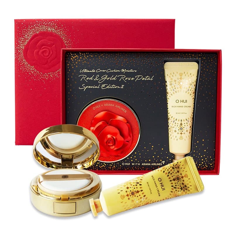 Bộ mỹ phẩm O HUI Ultimate Cover Cushion Special Set
