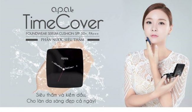 Cushion A.P.A.L Time Cover Foundwear Serum No.21 phù hợp với làn da trắng sáng