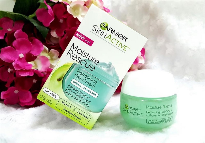 Garnier Moisture Rescue Gel - Cream mang lại làn da căng mịn. 