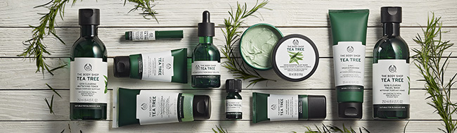 Dòng sản phẩm được chiết xuất từ Tea tree của Nhà The Body Shop luôn thu hút sự chú ý của đông đảo khách hàng