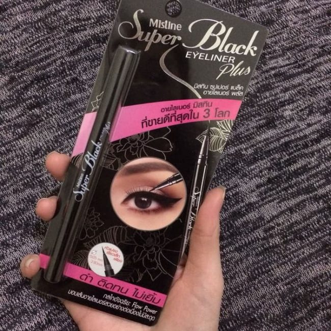 Kẻ mắt Mistine Super Black Eyeliner Plus