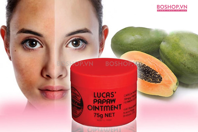 Kem dưỡng đa năng Lucas Papaw Ointment 75gr an toàn cho da mẹ và bé