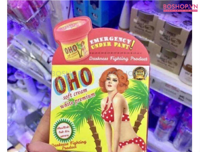 Kem trị thâm nách Oho Soft Cream 10gr làm mờ các vết thâm trên da
