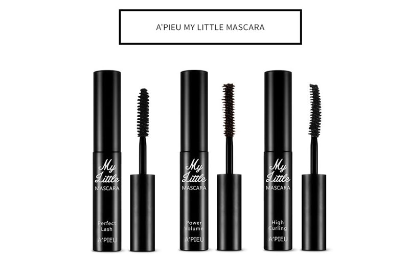 Mascara A’Pieu My Little Power Volume thành phần chiết xuất từ blueberry và hạt vừng