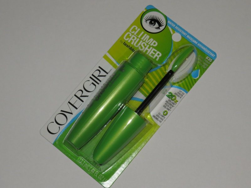 Mascara CoverGirl Clump Crusher Water Resistant 835 Black Brown tone nâu đen