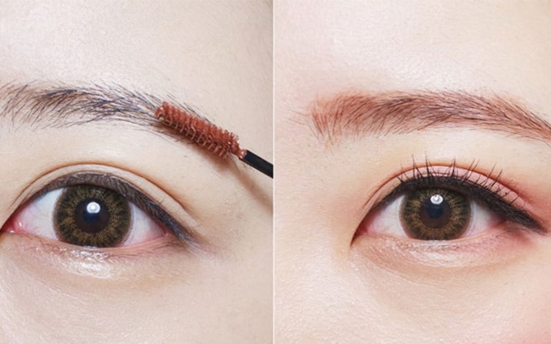 Mascara giúp định hình khuôn mày gọn gàng, thanh tú