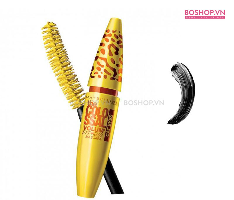 Mascara Maybelline The Colossal Cat Eyes 233 giúp đôi mi thêm rạng rỡ, quyến rũ.