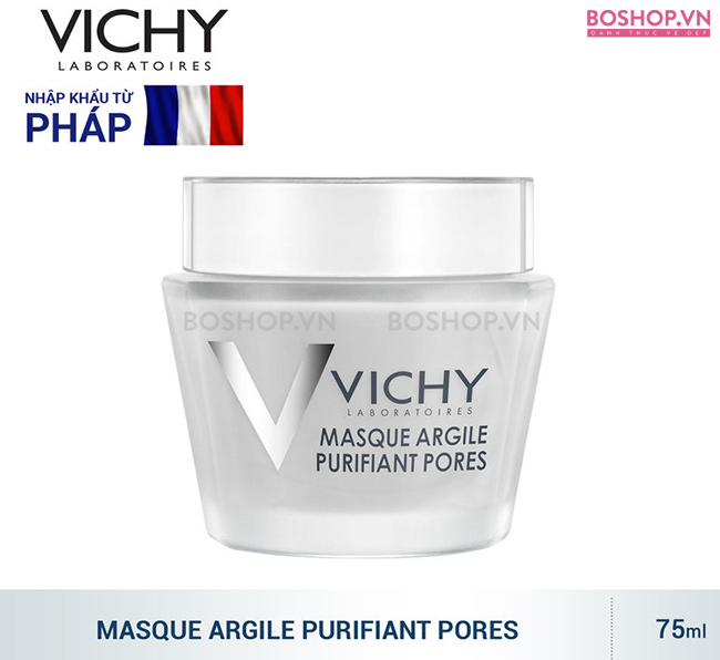 Mặt nạ bùn Vichy Masque Argile Purifiant Pores 75ml