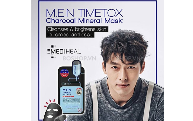 Mặt nạ Mediheal M.E.N Timetox bổ sung dưỡng chất, chăm sóc da săn chắc