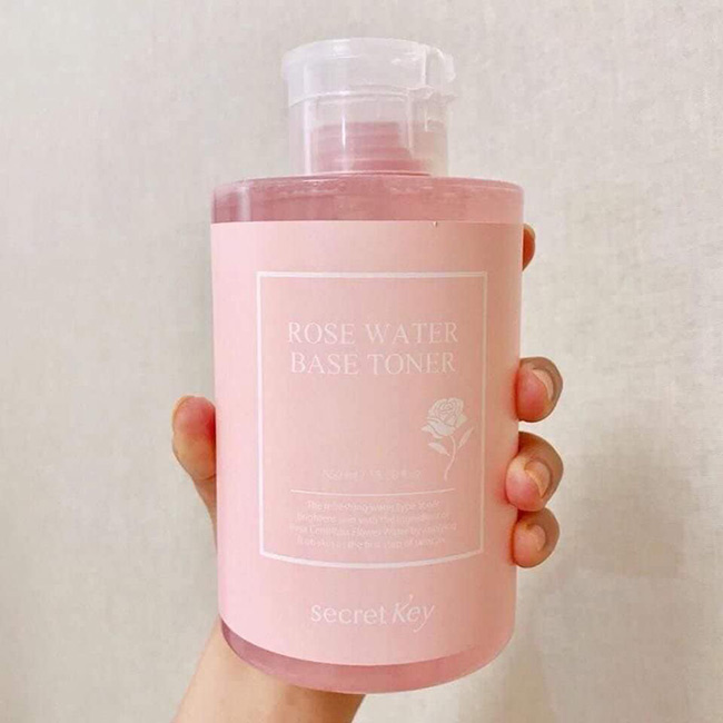 Nước hoa hồng Secret Key Rose Water Base Toner 500ml