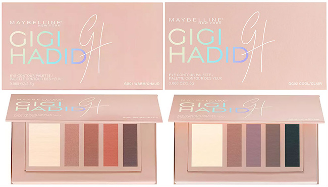 Phấn mắt 5 ô Maybelline Gigi Hadid GG01 Warm thuộc BST Gigi Hadid x Maybelline