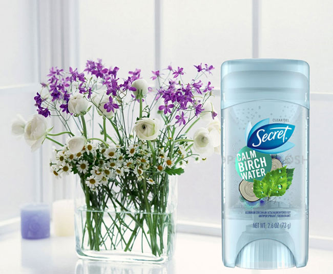 Gel khử mùi Secret Calm Birch Water 73gr
