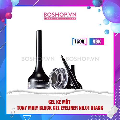 Kẻ Mắt Tony Moly Black Gel Eyeliner No.01