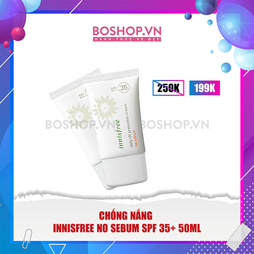 Chống Nắng Innisfree No Sebum SPF 35+ 50ml