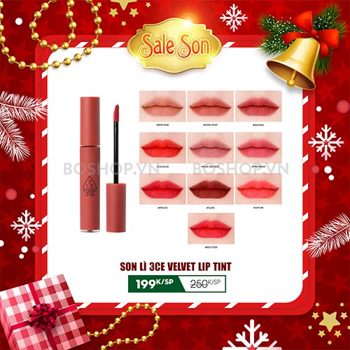 Son Lì 3CE Velvet Lip Tint