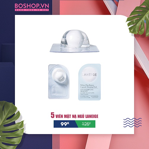 Mặt Nạ Ngủ Laneige White Plus Renew Capsule 3ml