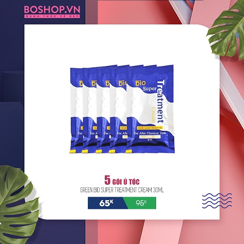 Kem Ủ Tóc Green Bio Super Treatment Cream 30ml