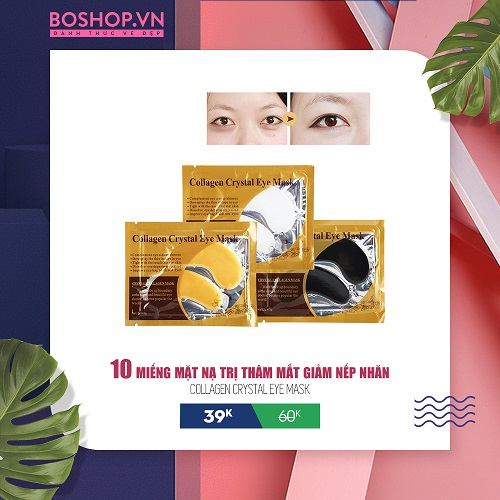 Mặt Nạ Trị Thâm Mắt Giảm Nếp Nhăn Collagen Crystal Eye Mask