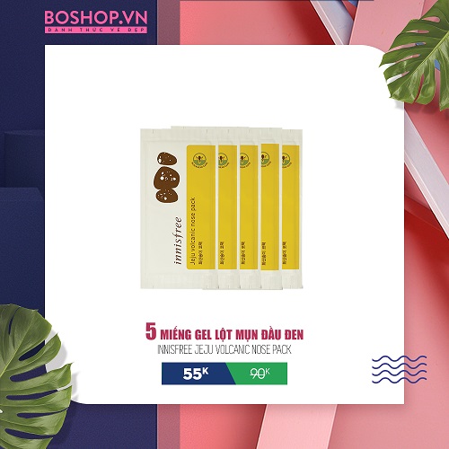 Gel Lột Mụn Đầu Đen Innisfree Jeju Volcanic Nose Pack