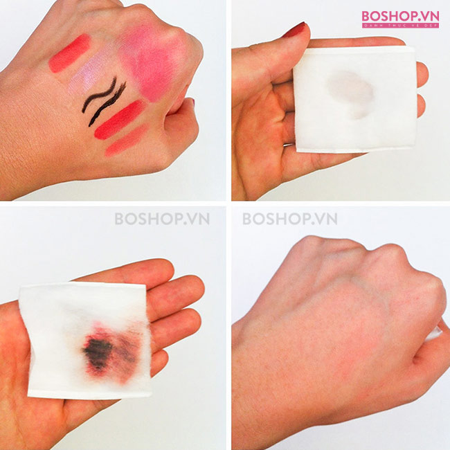 Tẩy sạch lớp make up, bụi bẩn và bã nhờn