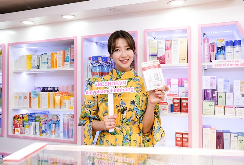 Mừng BOSHOP là đại lý chính của Angel's Liquid giao lưu nữ diễn viên nổi tiếng SEO HAE WON