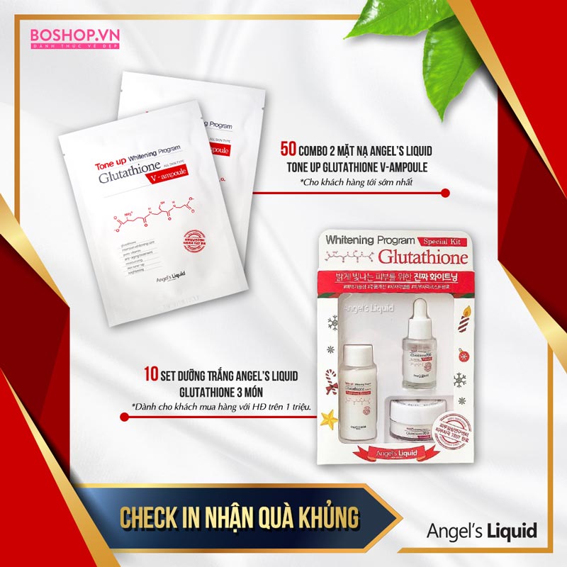 Khách tham dự lễ trao chứng nhận BOSHOP là đại lý chính của Angel's Liquid chỉ cần CHECK-IN là có quà.