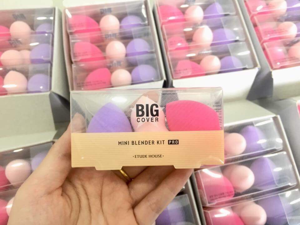 Bông Phấn Etude House Big Cover Mini Blender 3 Cái