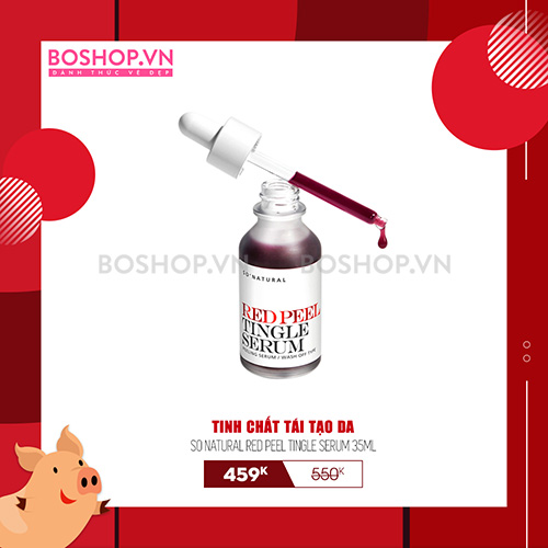 Tinh Chất Tái Tạo Da So Natural Red Peel Tingle Serum 35ml